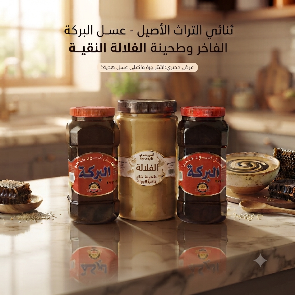 عرض العسل والطحينة