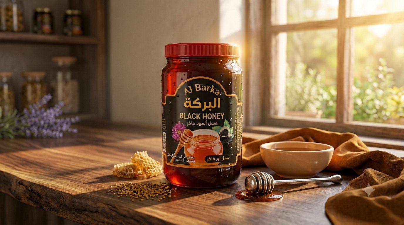 عسل اسود طبيعي